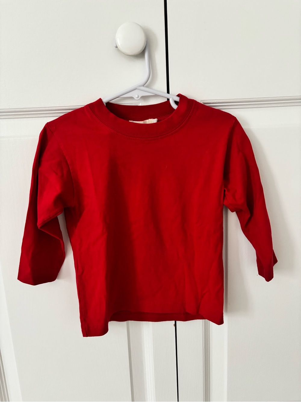 Baby Luigi Long Sleeve Red T - 24M